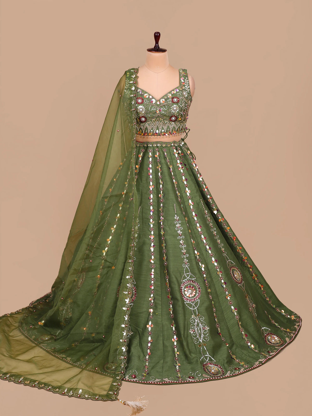 MyFashion KLS-2693 Silk Zareen Pearl Celebrity Inspired Lehenga