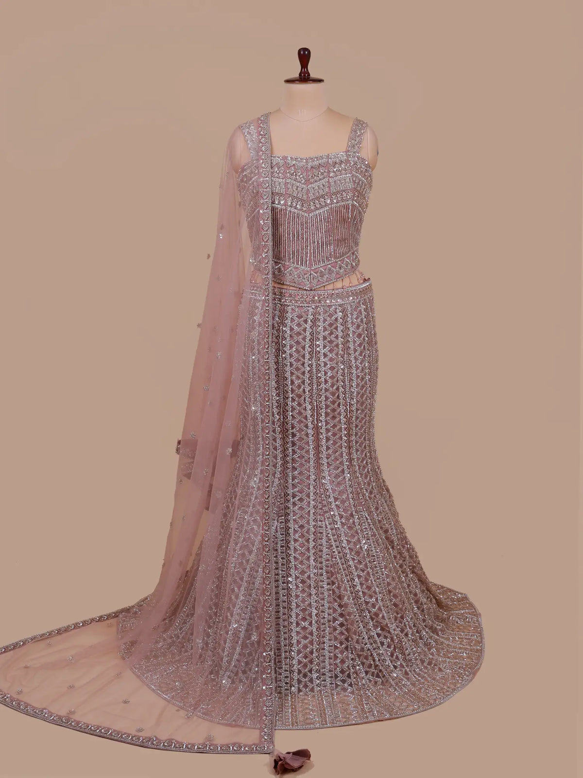 MyFashion KLS-2809 Fishcut Lehenga With Beads Work For Special Occasions