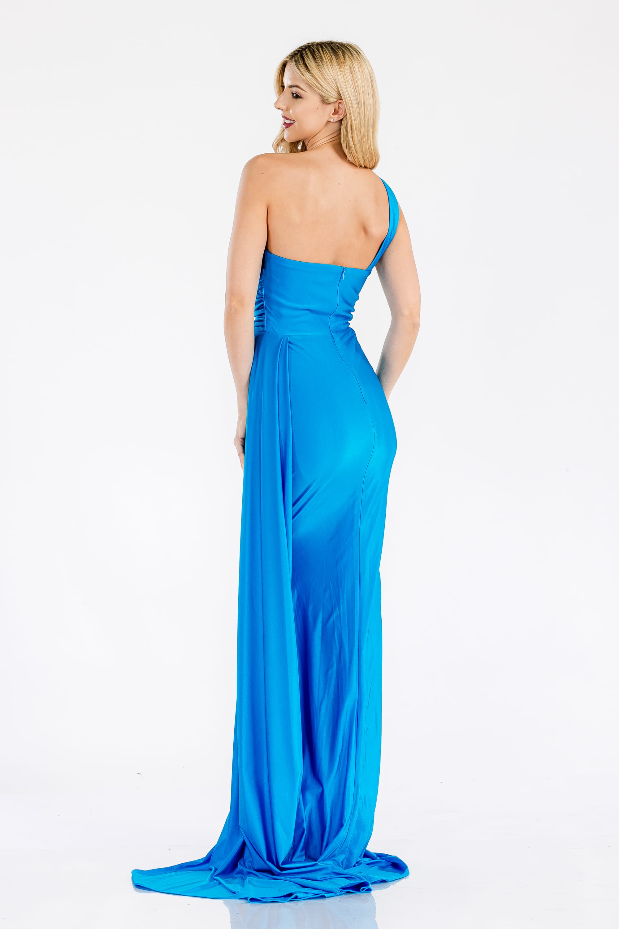 Prima Dress -SA502383 One Shoulder Stretch Sheath Dress