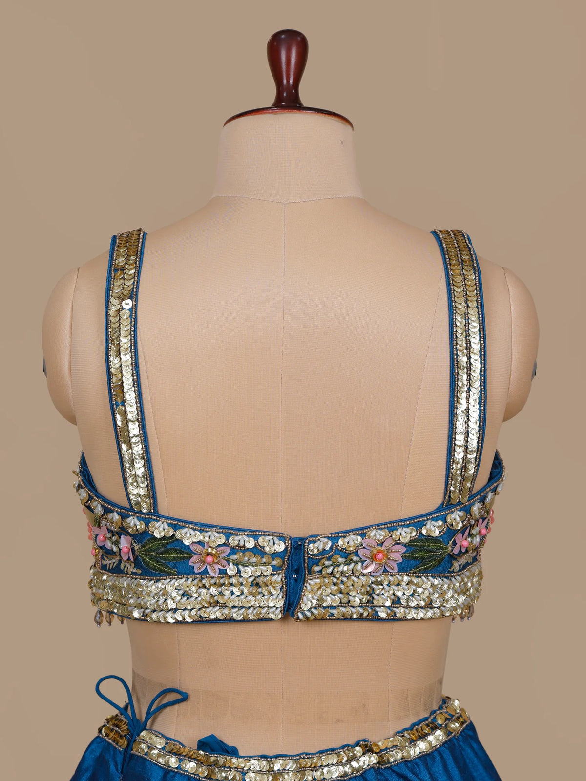 MyFashion KLS-2714 Royal Blue Raw Silk Lehenga Buy Online Wedding Wear Design