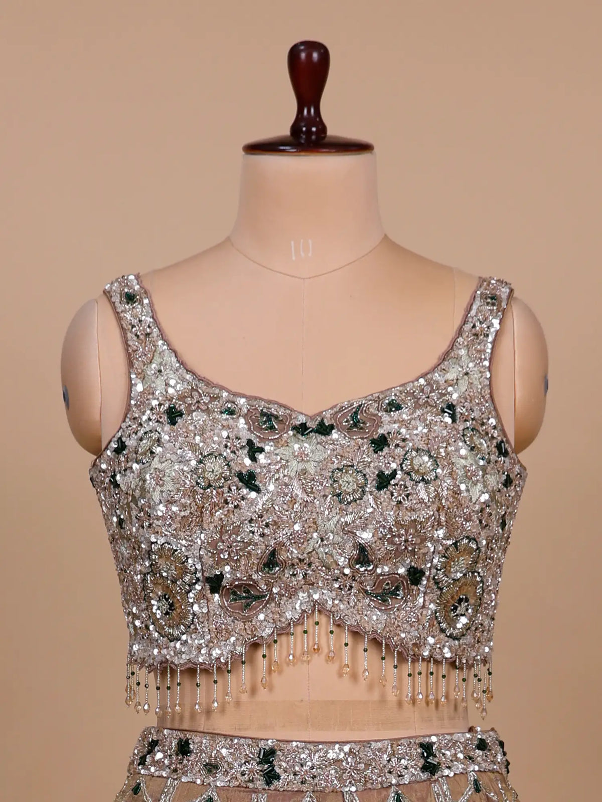 MyFashion KLS-2770 Copper Shimmer Lehenga Choli Zardosi Work