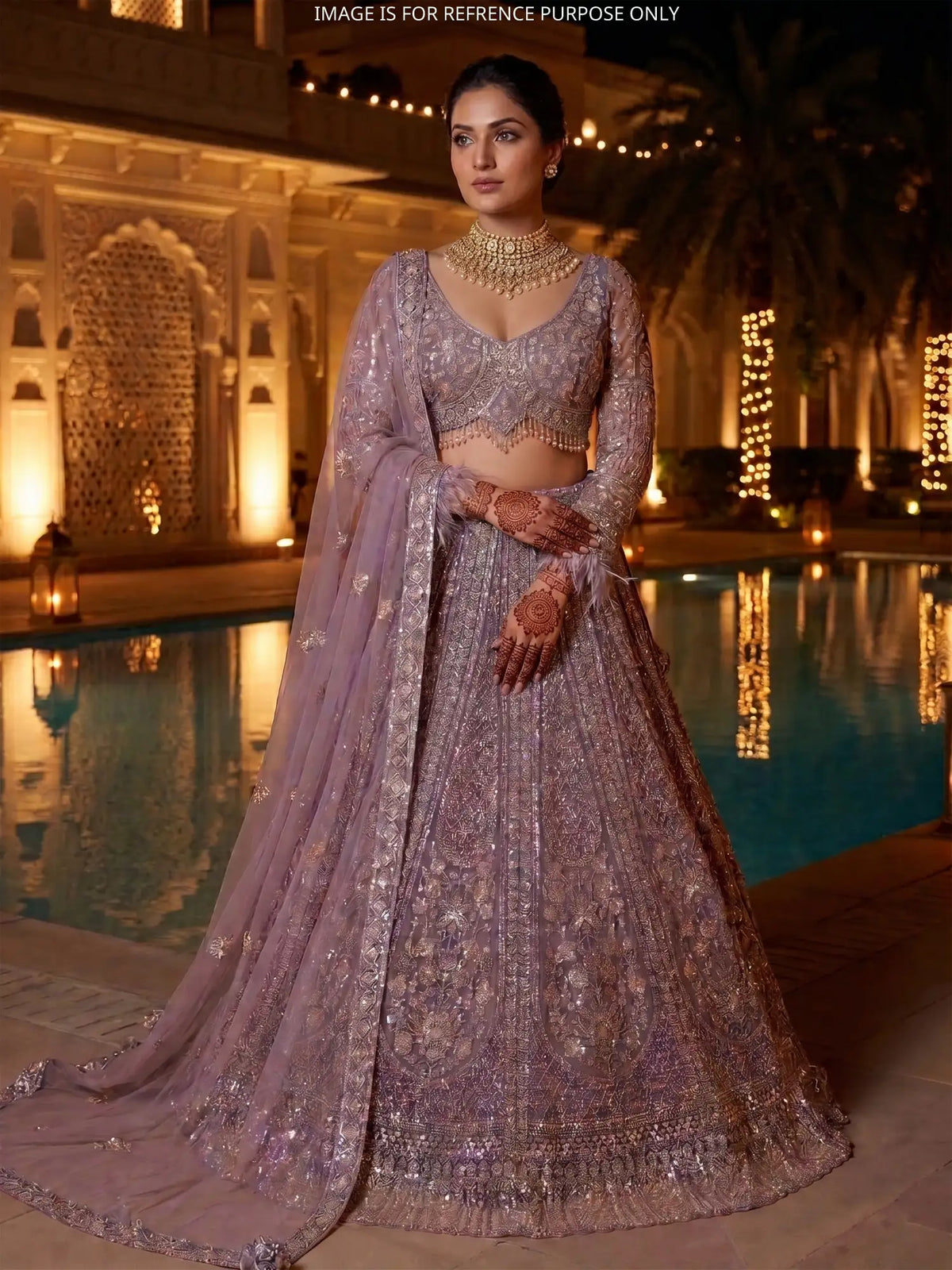 MyFashion -KLS-2832 Trending Lavender Lehenga With Designer Sequins Work For Weddings