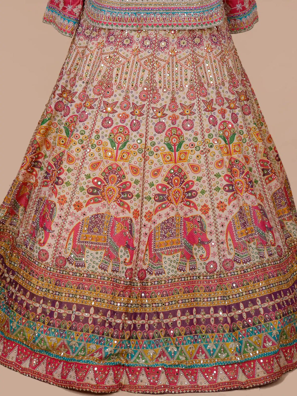 MyFashion KLS-2762 Designer Multi Color Silk Lehenga Choli