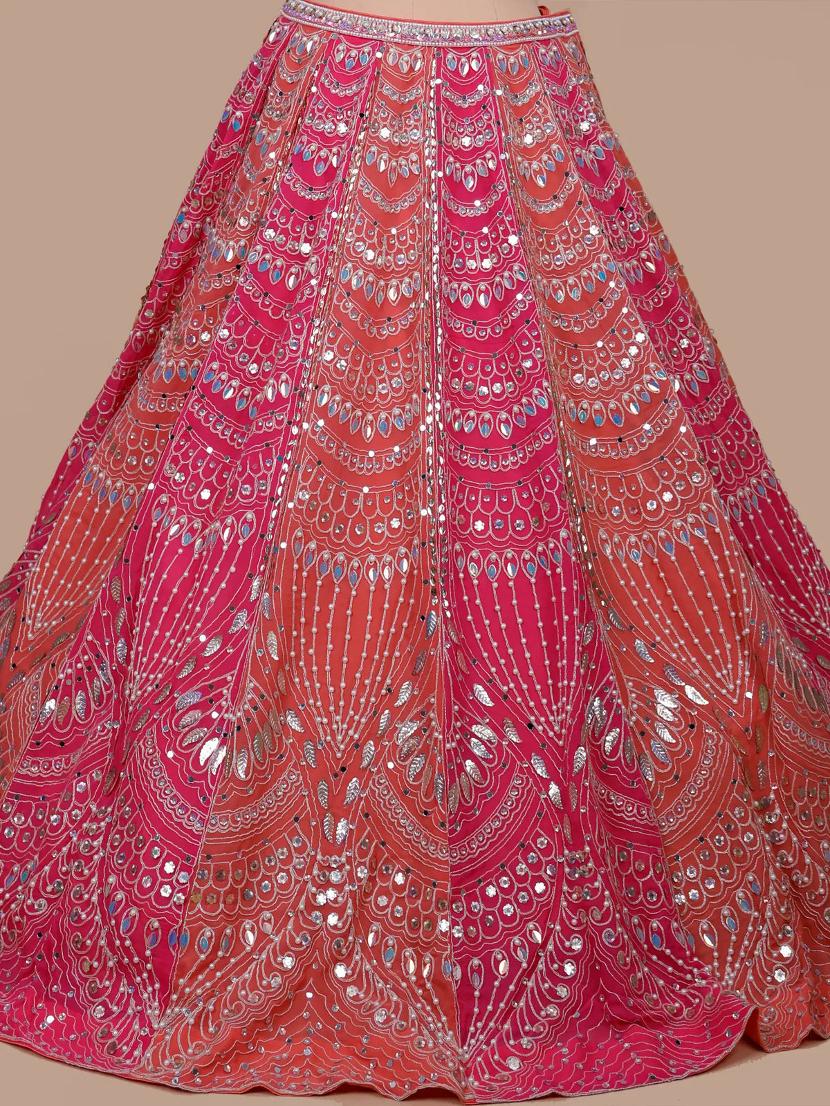 MyFashion KLS-2722 Multi Shade Designer Georgette Lehenga Choli