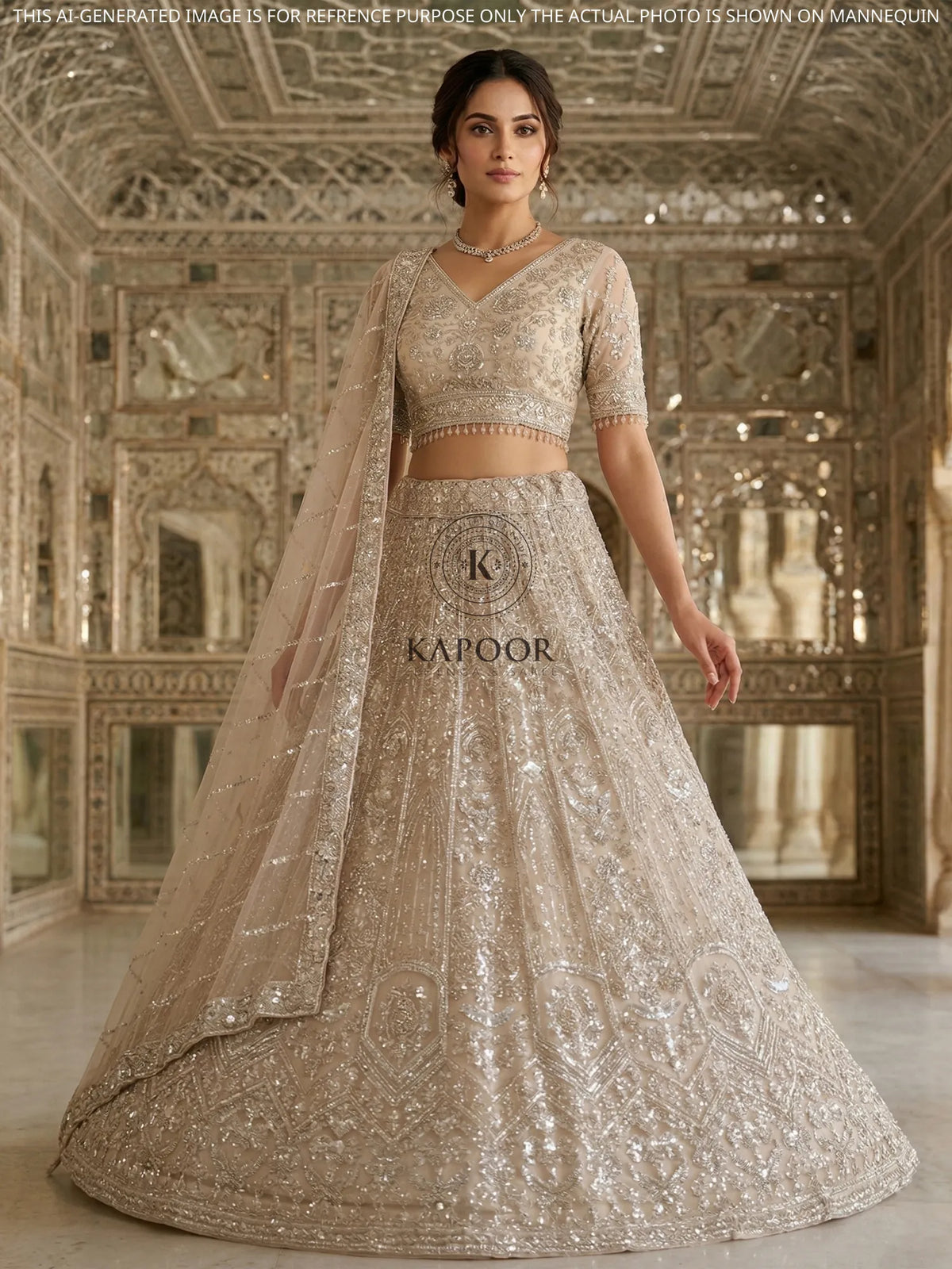 MyFashion KLS-2551 Truffle Glow Embellished Couture Lehenga