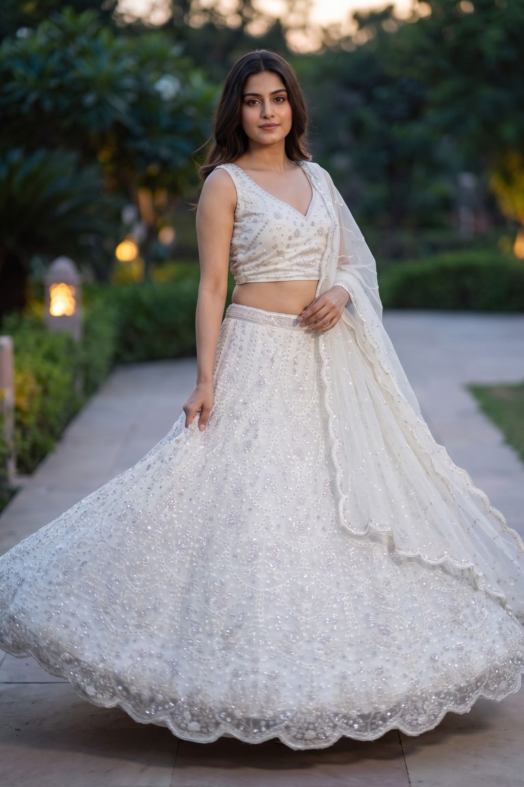 MyFashion -REET Amara Embellished Sequinned Stitched Lehenga Choli