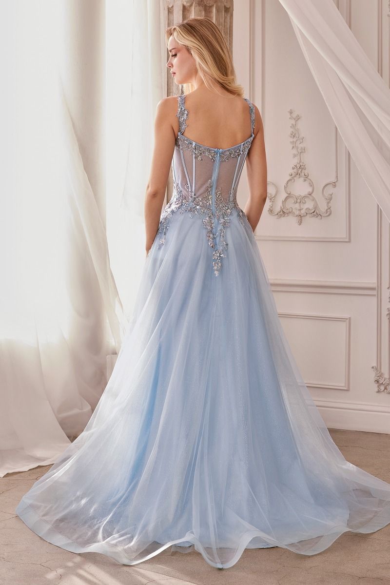 Andrea And Leo -A1258 Embellished Corset Bodice Tulle Ball Gown
