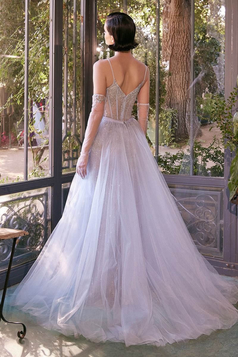 Andrea and Leo -A1361 Beaded Embellished Fitted Gown