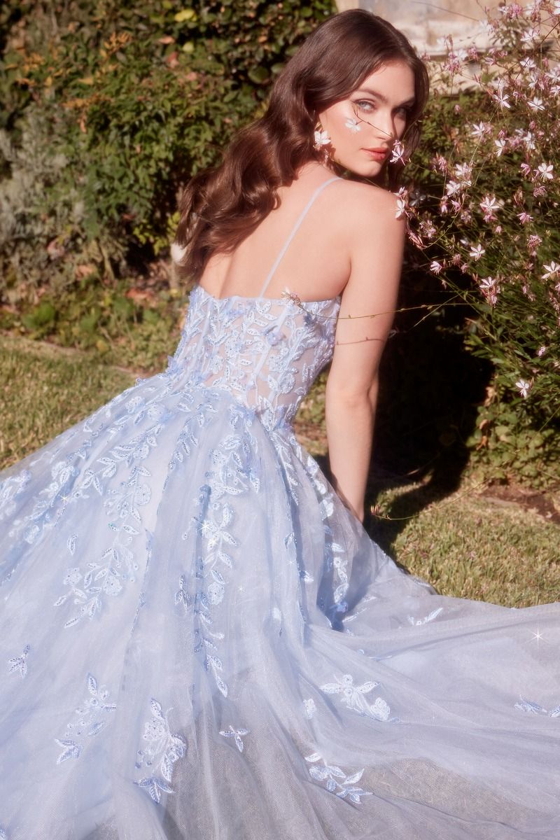 Andrea and Leo -A1437 A-Line Scoop Neck Ball Gown