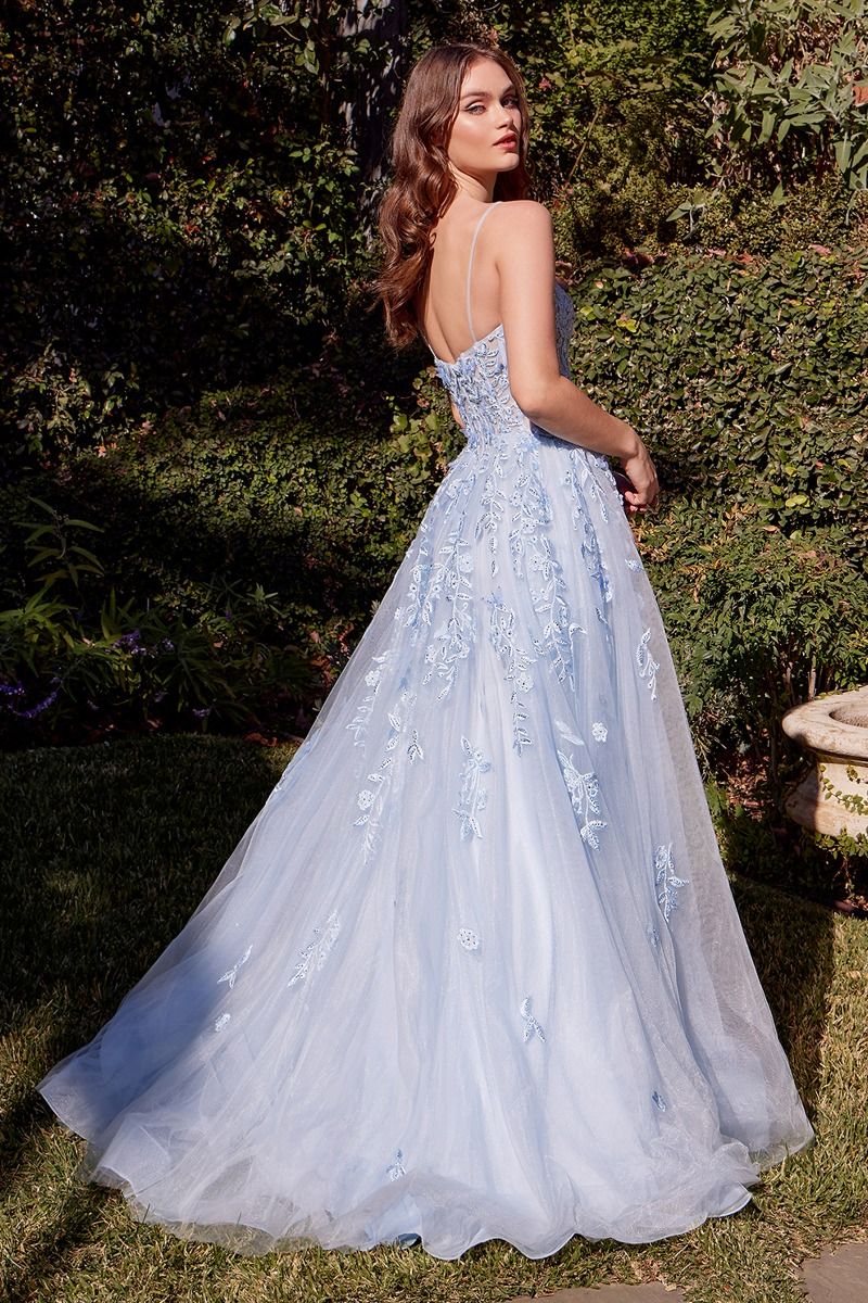 Andrea and Leo -A1437 A-Line Scoop Neck Ball Gown