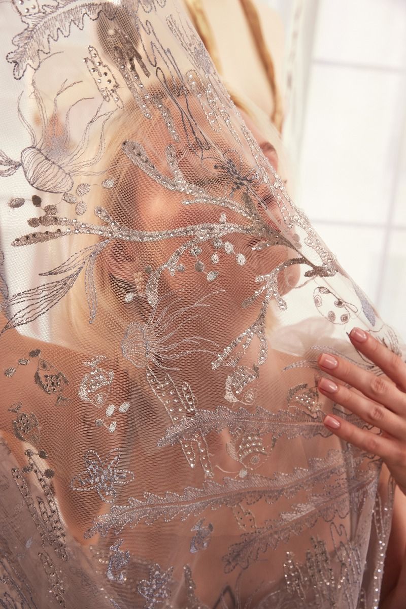 Andrea and Leo -A1458 Under The Sea Embroidery Gown