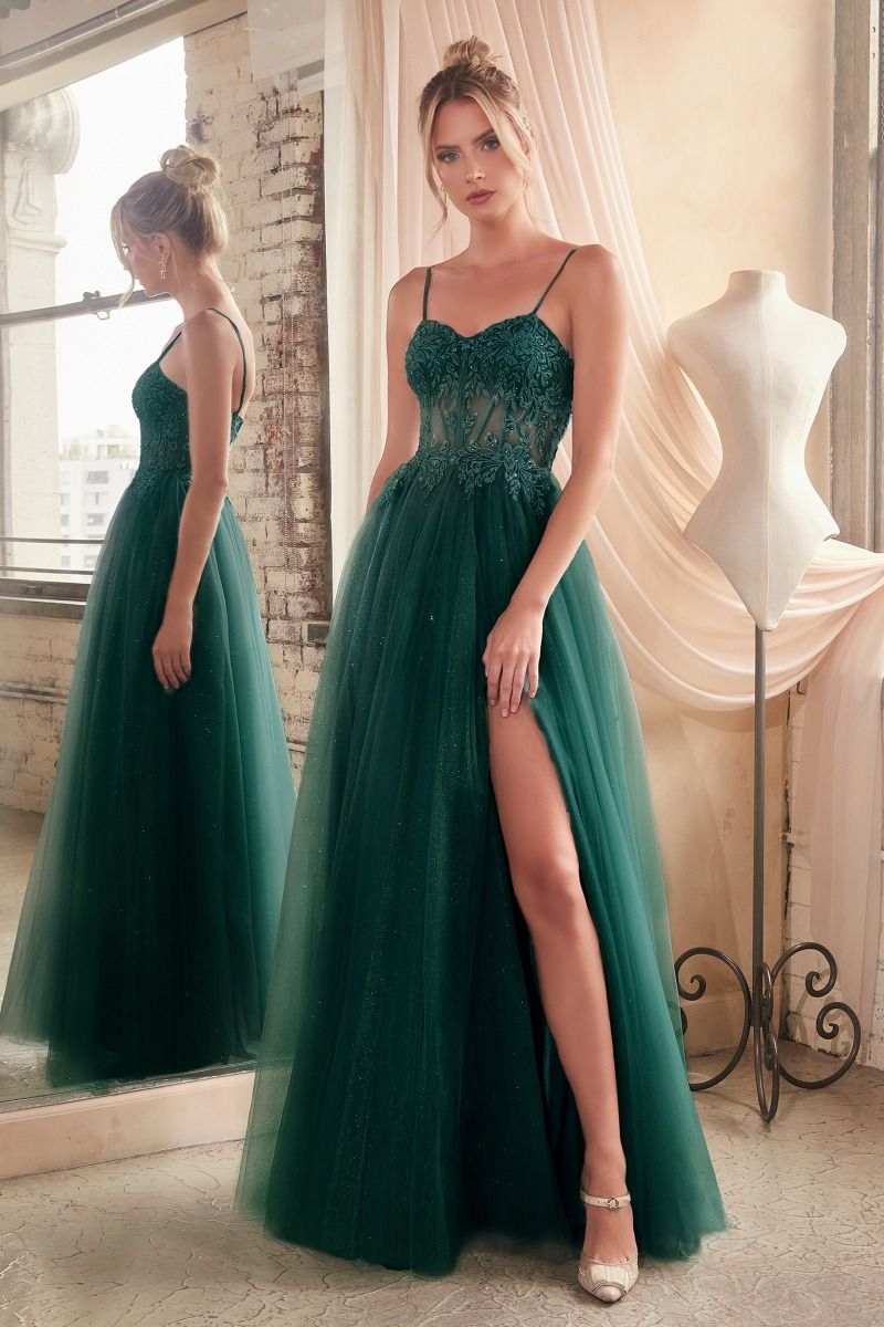 Cinderella Divine -C150 Sweetheart A-Line Prom Gown