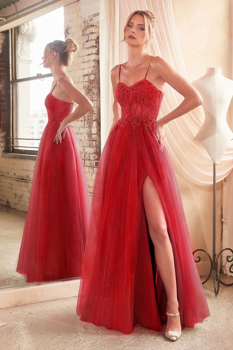 Cinderella Divine -C150 Sweetheart A-Line Prom Gown