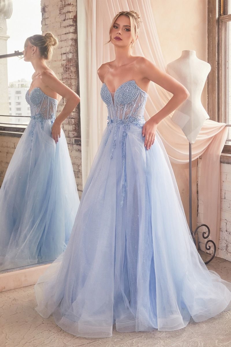 Cinderella Divine -CD0230 Strapless Ball Gown