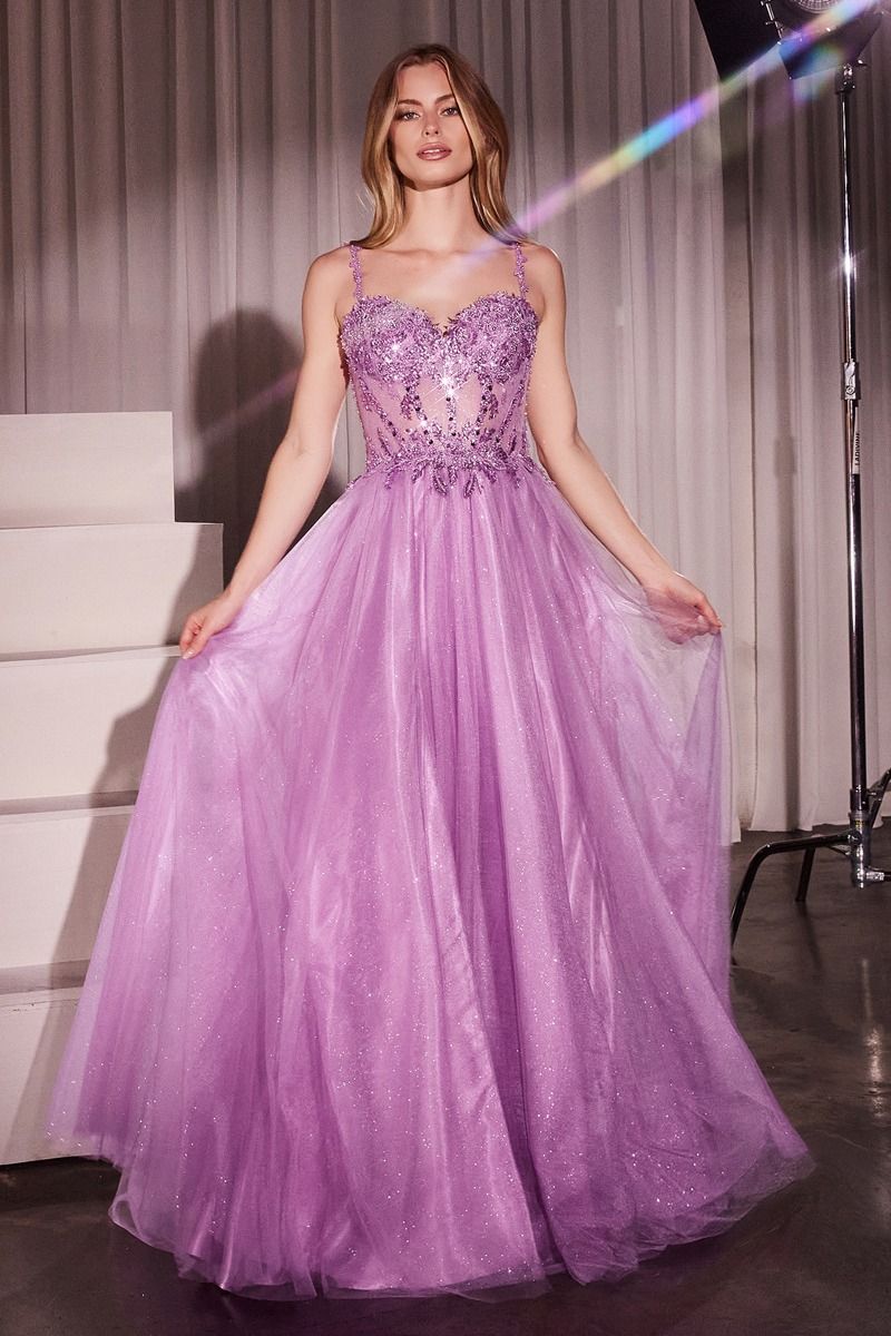 Cinderella Divine -CD0234 Sweetheart Embellished A-Line Dress