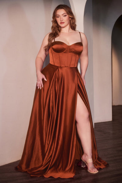 Cinderella Divine -CD337C A-line Sweetheart Prom Gown