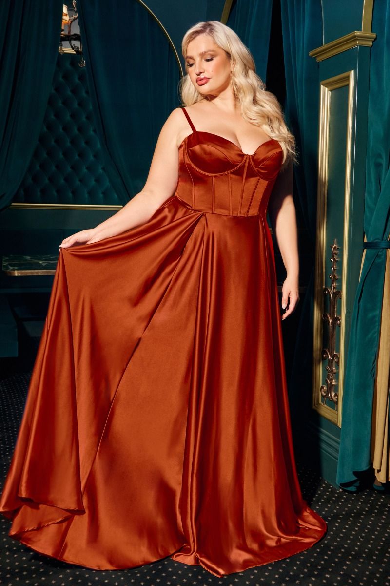Cinderella Divine -CD337C A-line Sweetheart Prom Gown