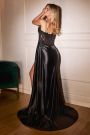 Cinderella Divine -CD868 Embellished Lace & Satin Fitted Gown