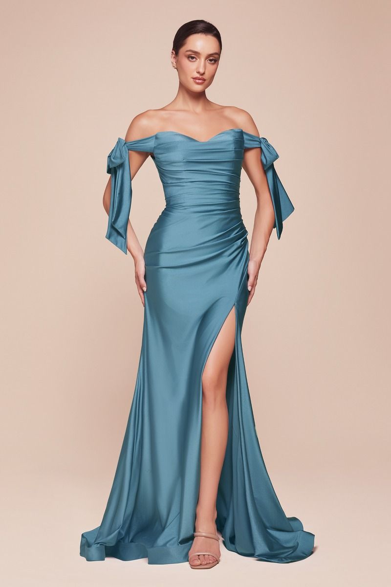 Stretch Luxe Jersey Dress-02 by Cinderella Divine -CD943