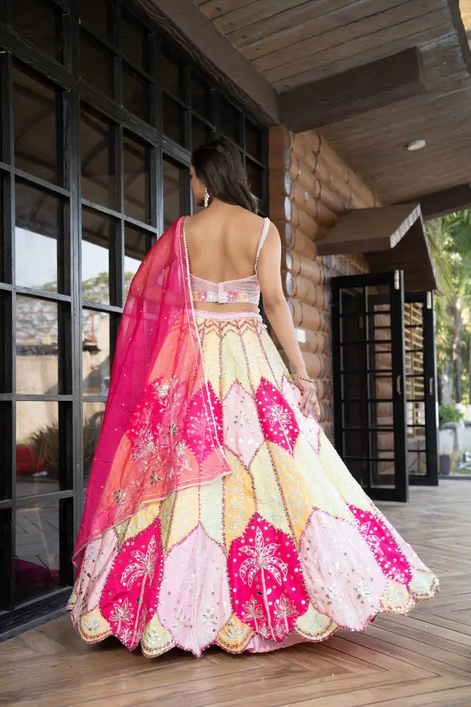 MyFashion -KLS-1185 High-Fashion Silk Lehenga In Multi Colour For Grand Events