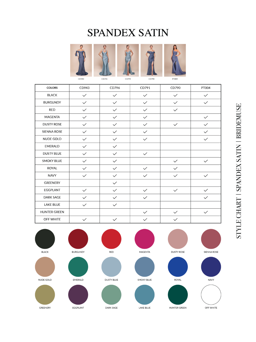 Cinderella Divine -CD791 01 Strapless Satin Fitted Sheath Dress