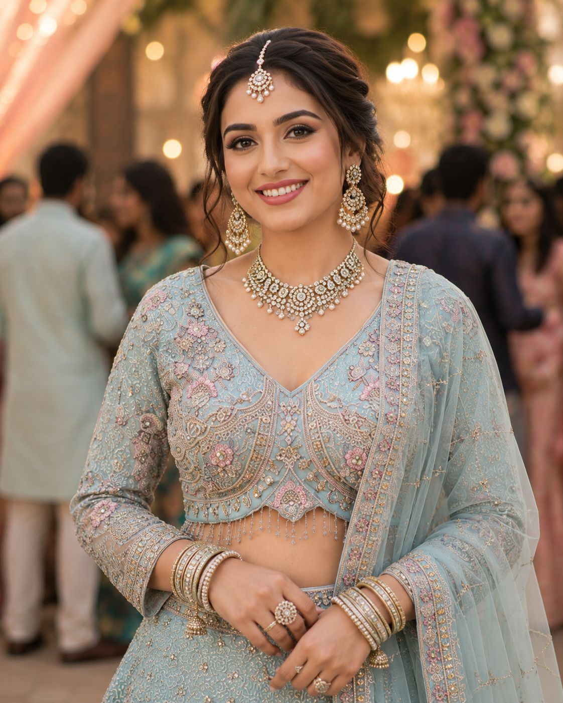 MyFashion -Vol-3 Net With Resham Embroidered Lehenga Choli