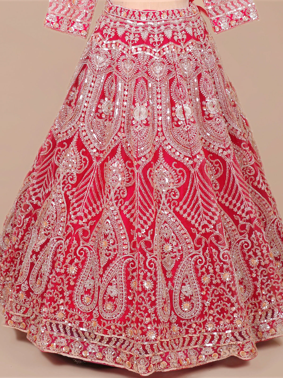 MyFashion KLS-2124 Pink Radiance Handcrafted Heritage Lehenga