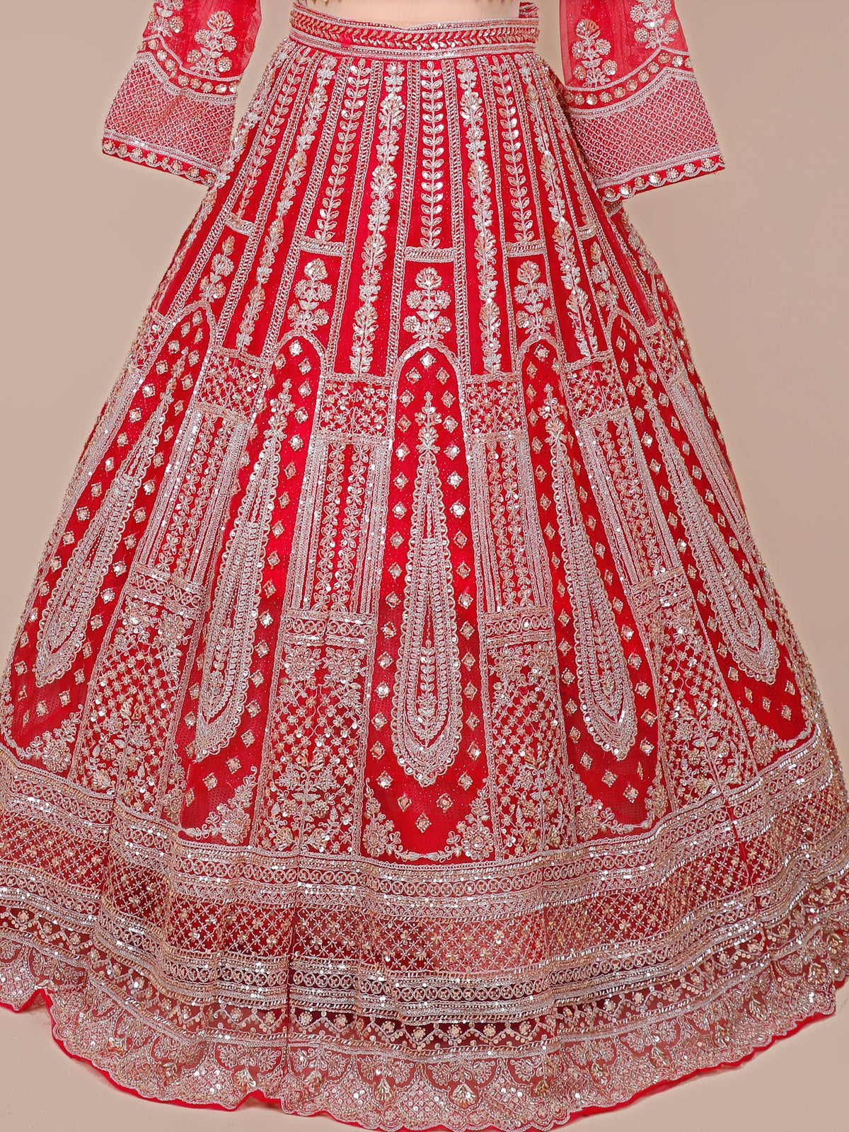 MyFashion KLS-2130 Rani Pink Royal Pulse Threaded Jarkan Designer Lehenga