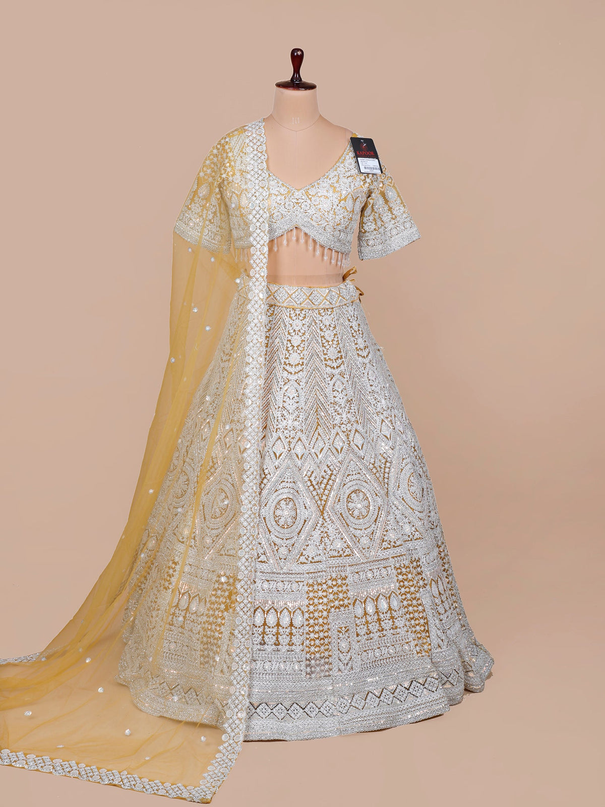 MyFashion KLS-2136 Eternal Sunehra Splendor Premium Net Embroidery Lehenga