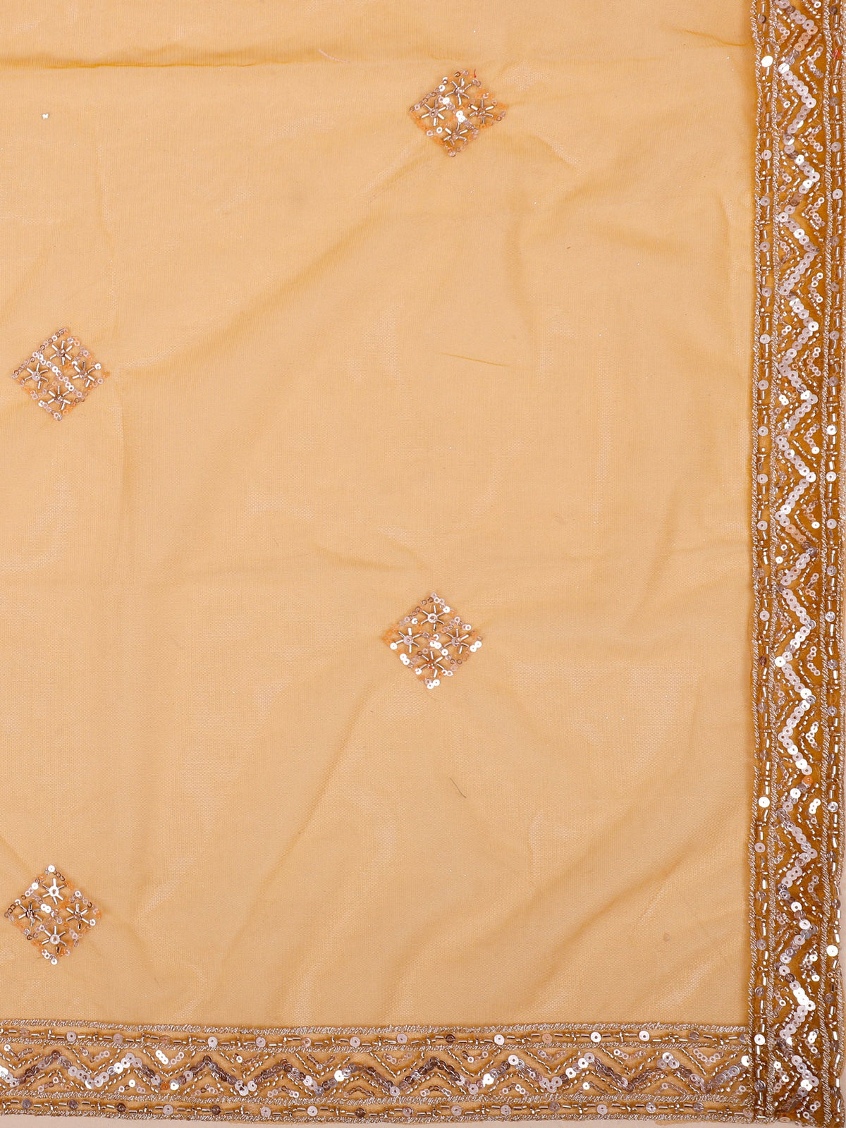 MyFashion KLS-2139 Mustard Gold Aura Royale Hand-Embellished Lehenga