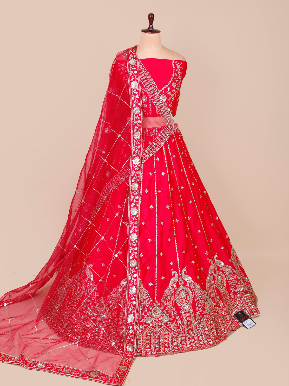 MyFashion KLS-2160 Raani Glory Handcrafted Silk Lehenga with Embroidery