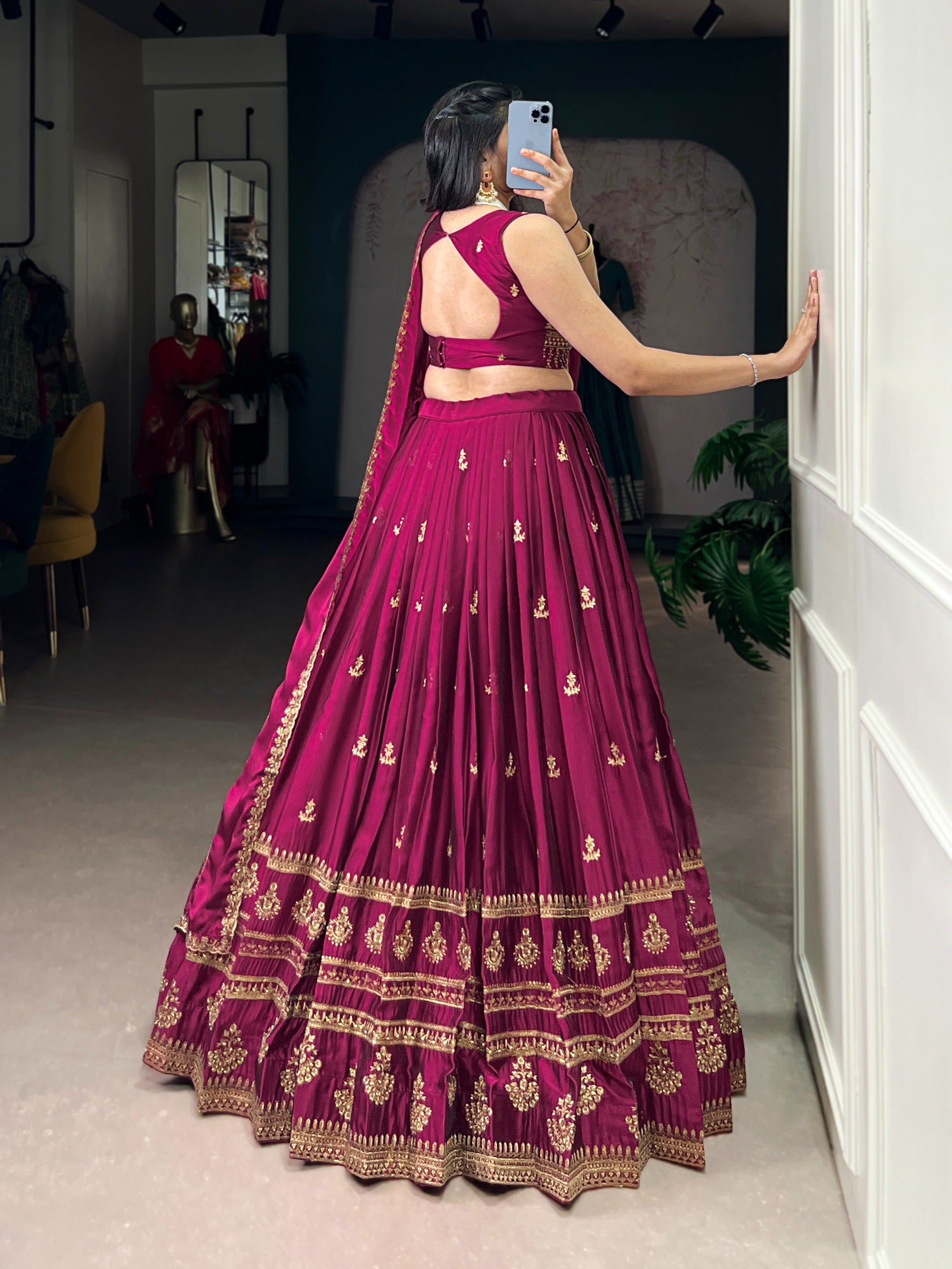 MyFashion -1474 Rangoli Thread Embroidered Designer Lehenga Choli