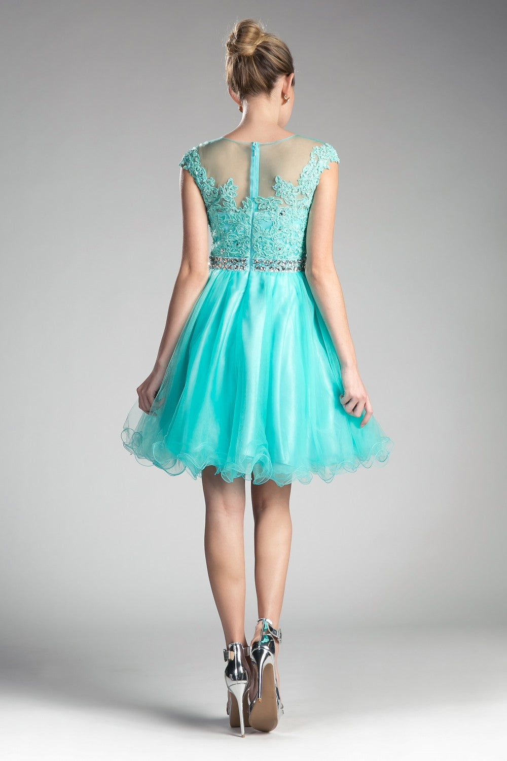 MyFashion.com - Beaded Lace Bodice Tulle Short Dress(UJ0012) - Cinderella Divine promdress eveningdress fashion partydress weddingdress
gown homecoming promgown weddinggown