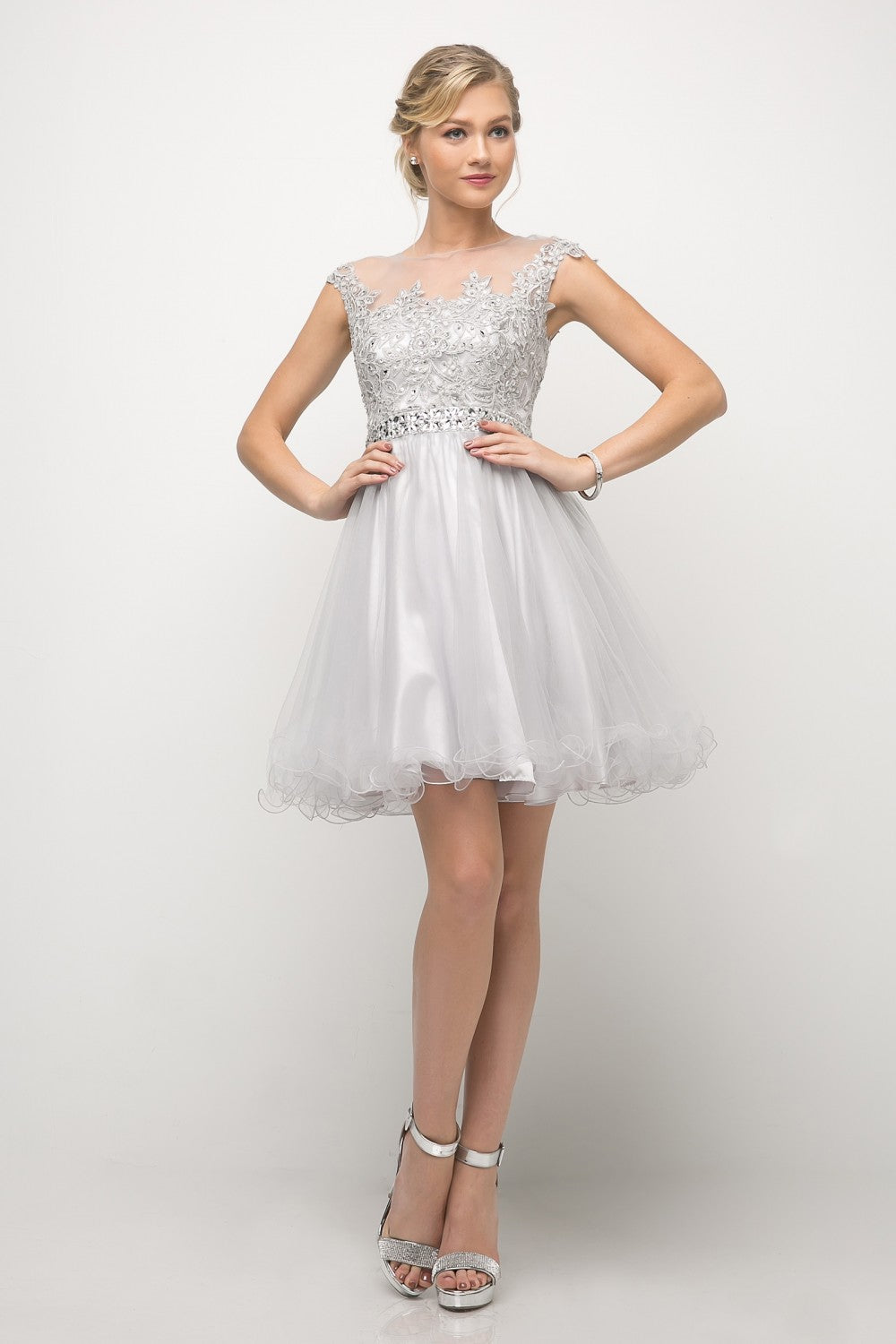 MyFashion.com - Beaded Lace Bodice Tulle Short Dress(UJ0012) - Cinderella Divine promdress eveningdress fashion partydress weddingdress
gown homecoming promgown weddinggown