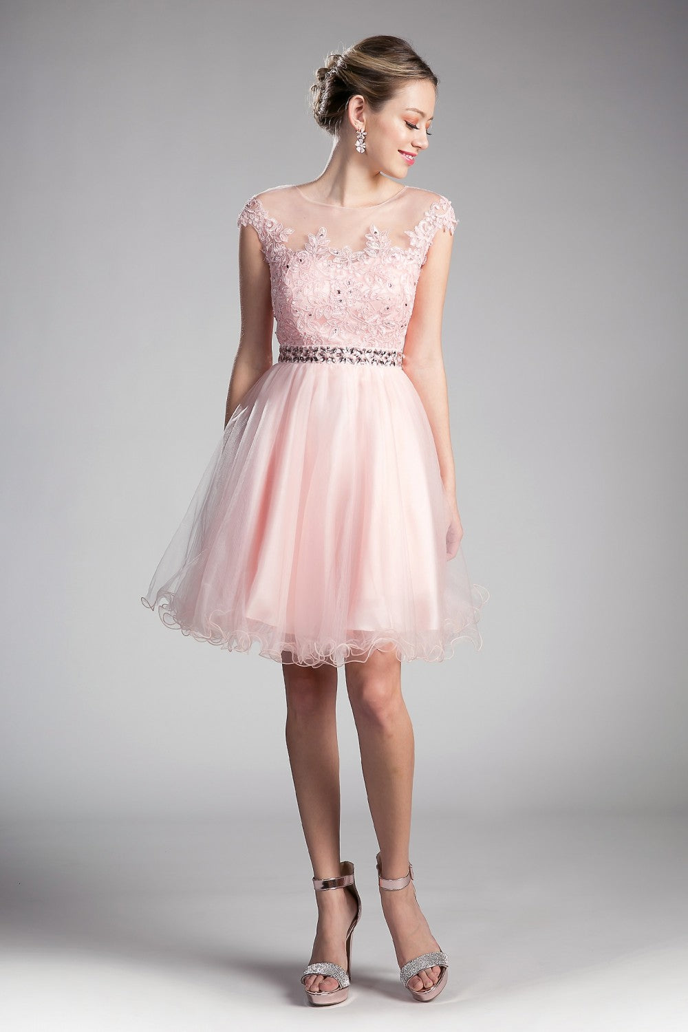 MyFashion.com - Beaded Lace Bodice Tulle Short Dress(UJ0012) - Cinderella Divine promdress eveningdress fashion partydress weddingdress
gown homecoming promgown weddinggown