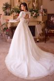 Andrea And Leo -WL037 Strapless Laced Applique Ball Gown