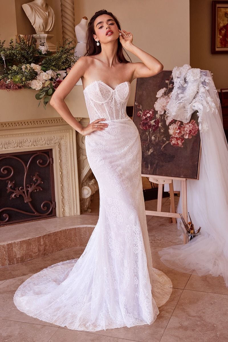 Andrea And Leo -WL040 Two Look Laced Bridal Dress