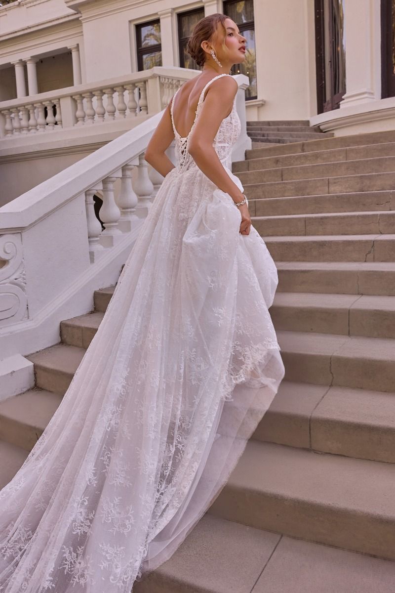 Andrea and Leo -WL073 Lace Sleeveless Sweetheart Bridal Gown