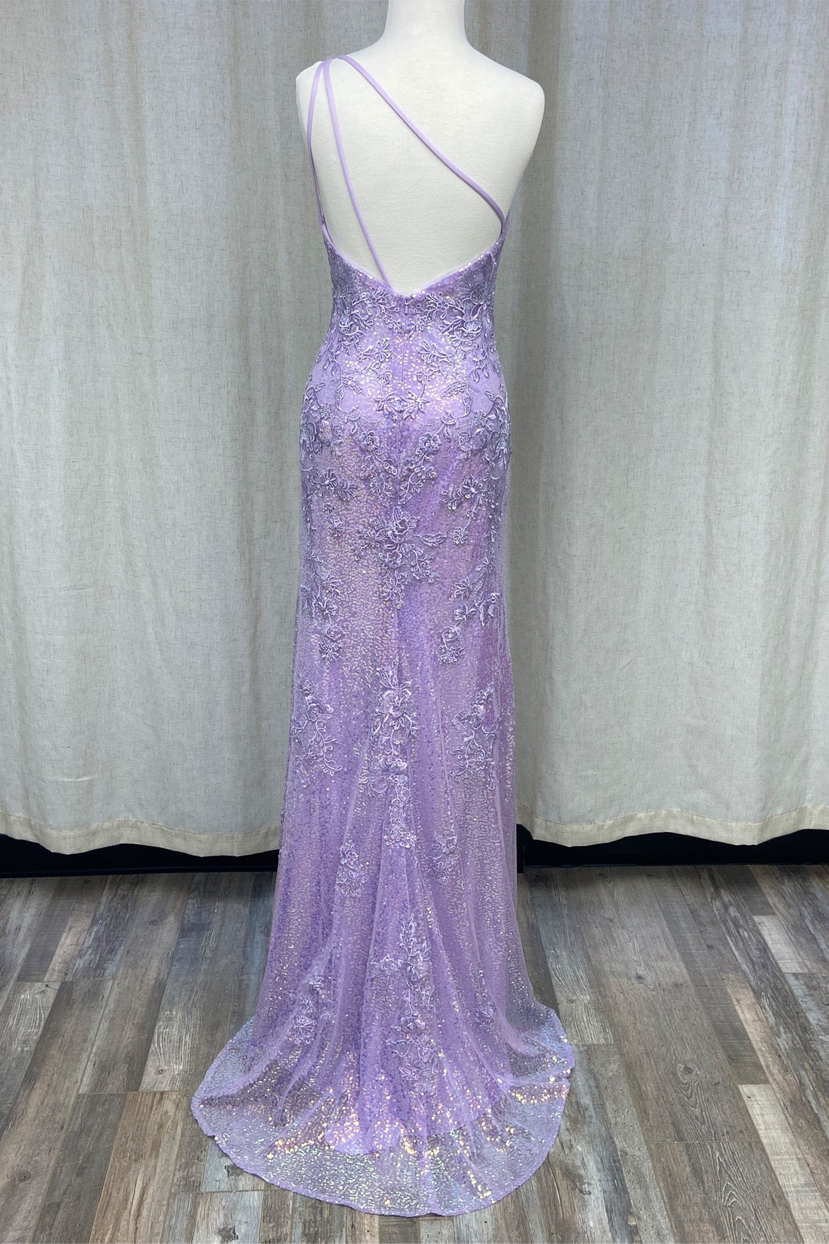 Asymmetric Embroidered Sheath Dress By Nox Anabel -D1158