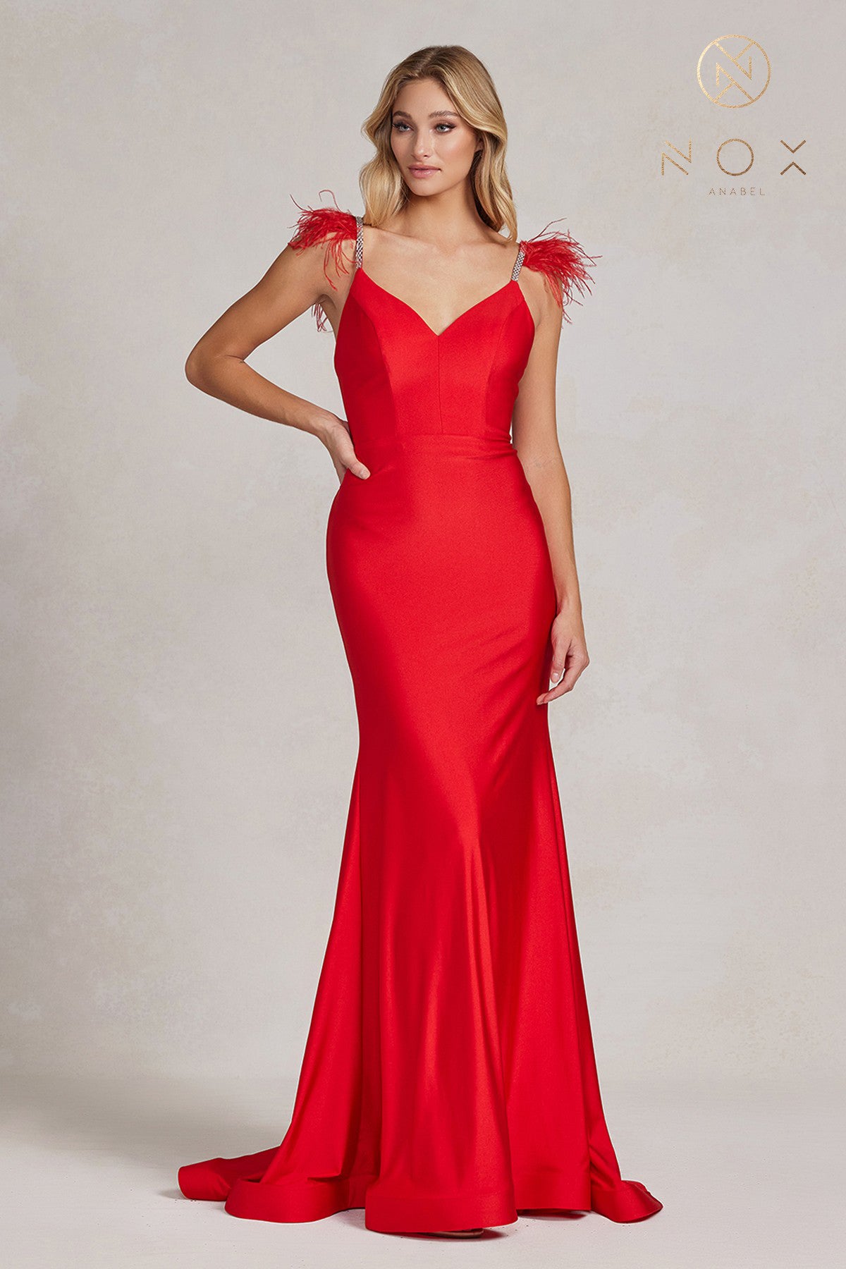 Embellished Mermaid Prom Gown By Nox Anabel -T1138