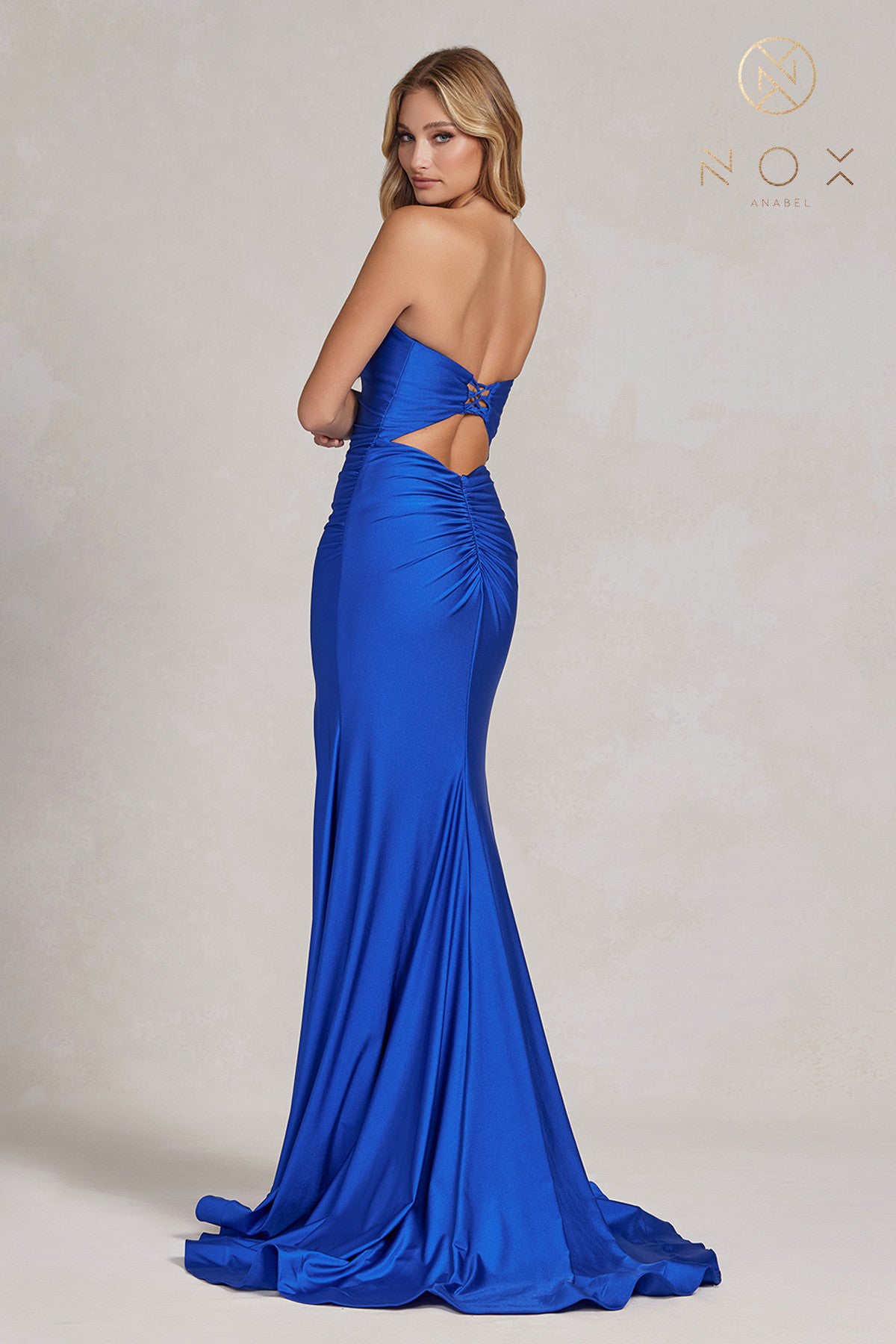 Strapless Sweetheart Fitted Dress By Nox Anabel -T1139