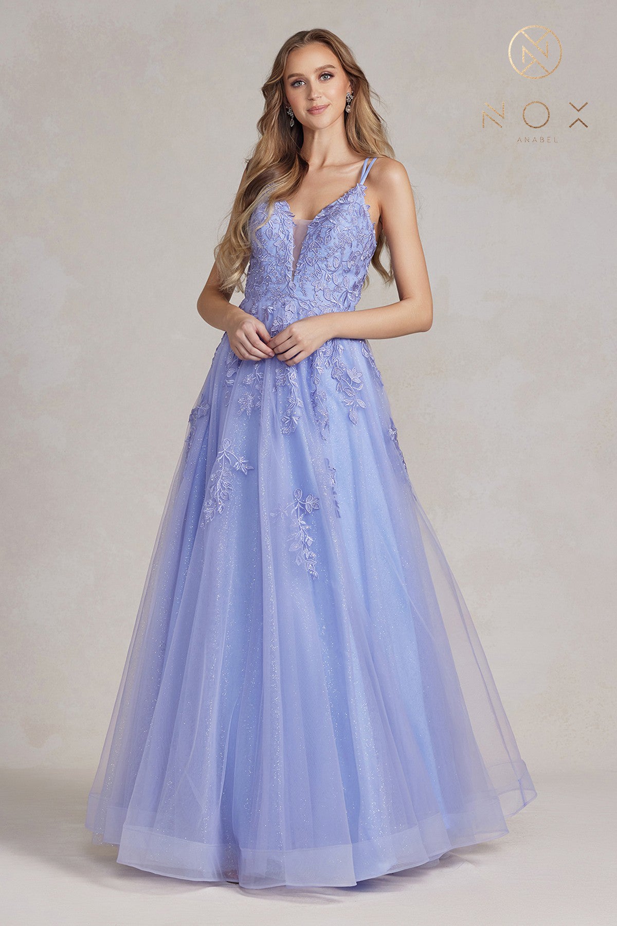 Tulle A-Line Gown By Nox Anabel -T1136