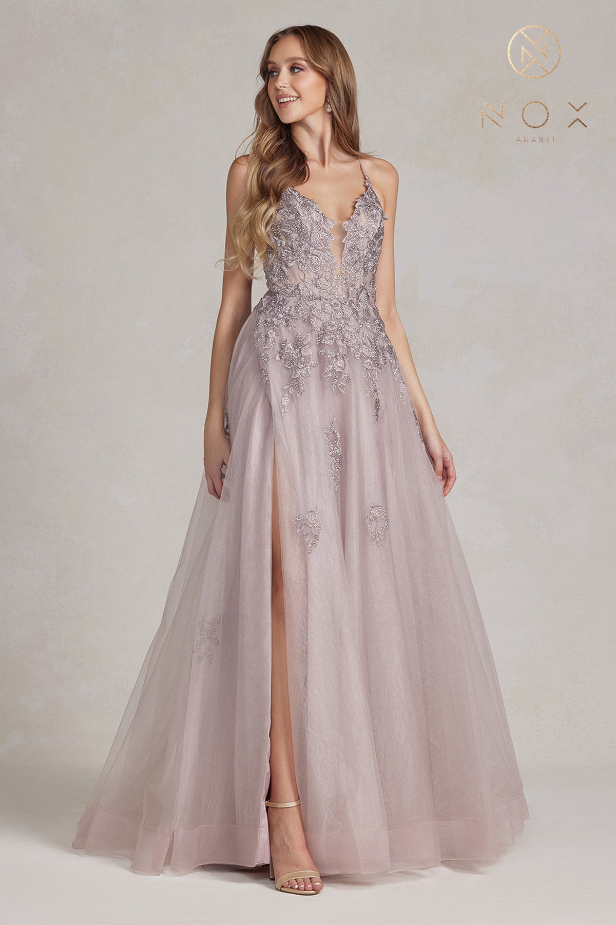 Corset V Neck A-Line Dress By Nox Anabel -G1149