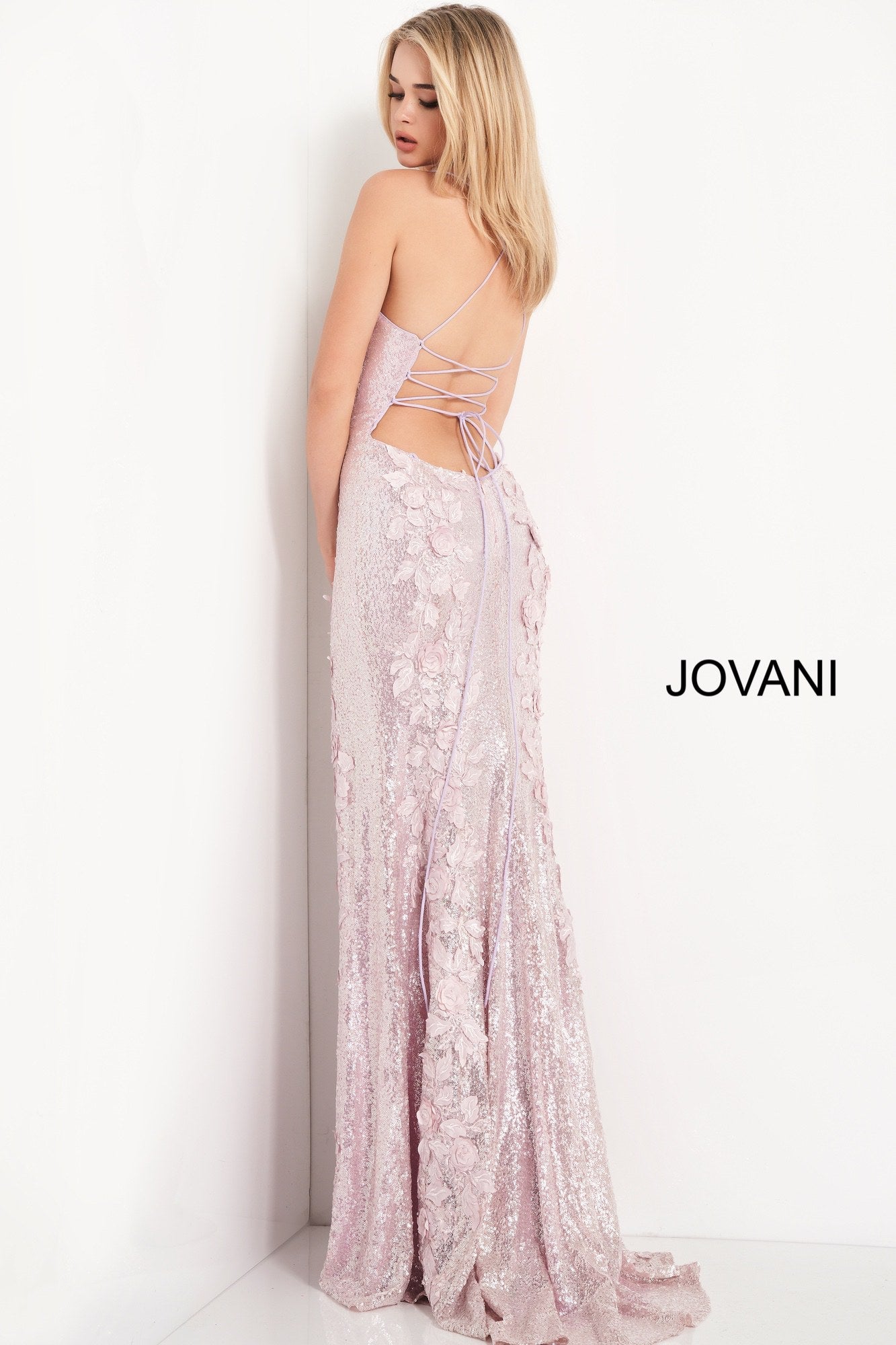 Sweetheart Neck Floral Prom Dress By Jovani -06109