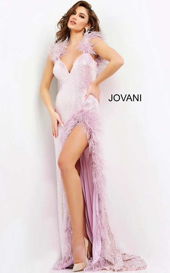 Fitted sequin Prom Dress by Jovani -06164