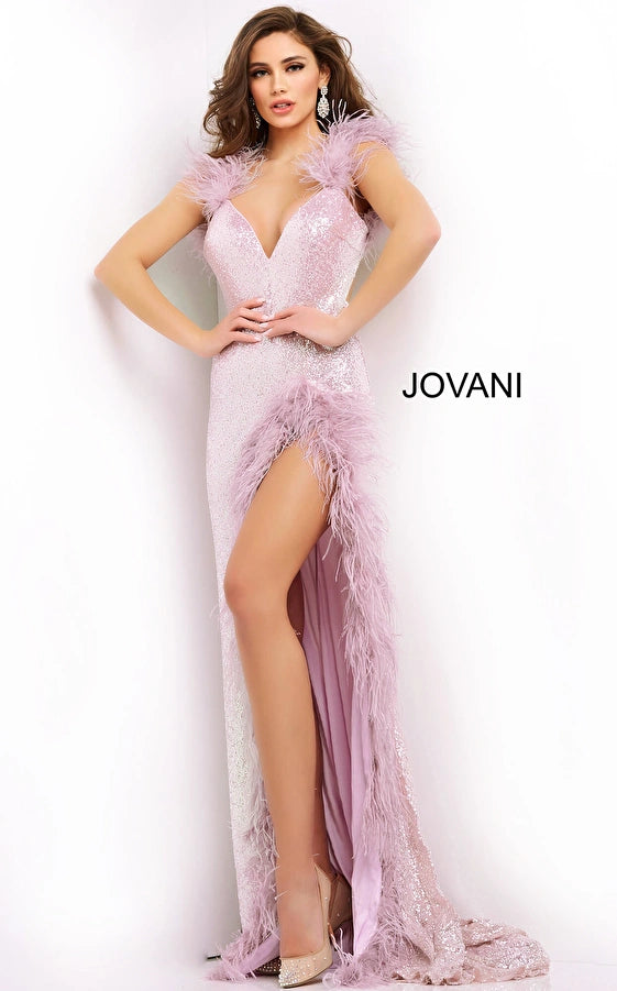 Fitted sequin Prom Dress by Jovani -06164