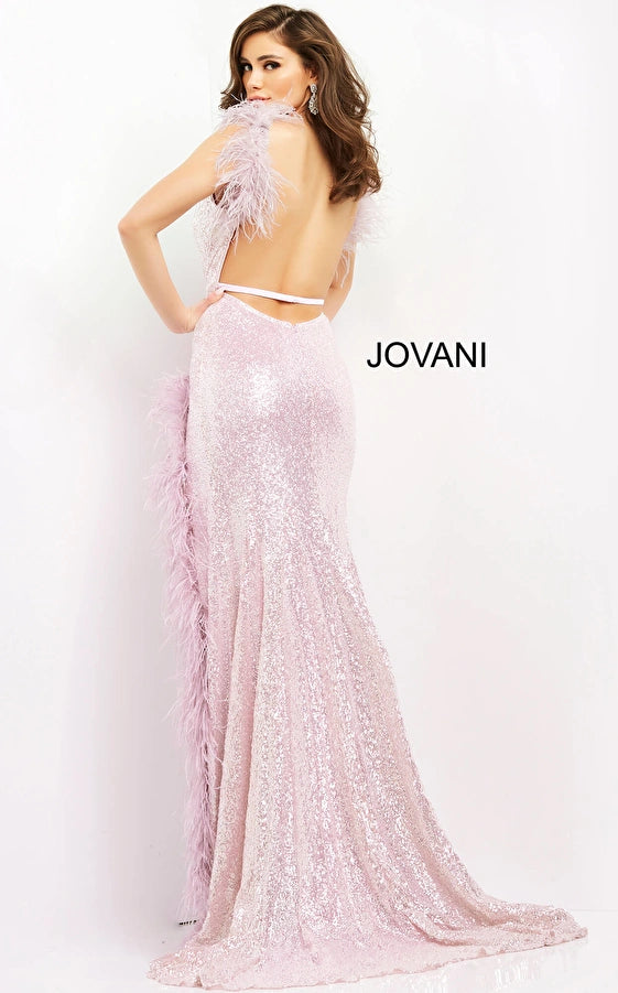 Fitted sequin Prom Dress by Jovani -06164
