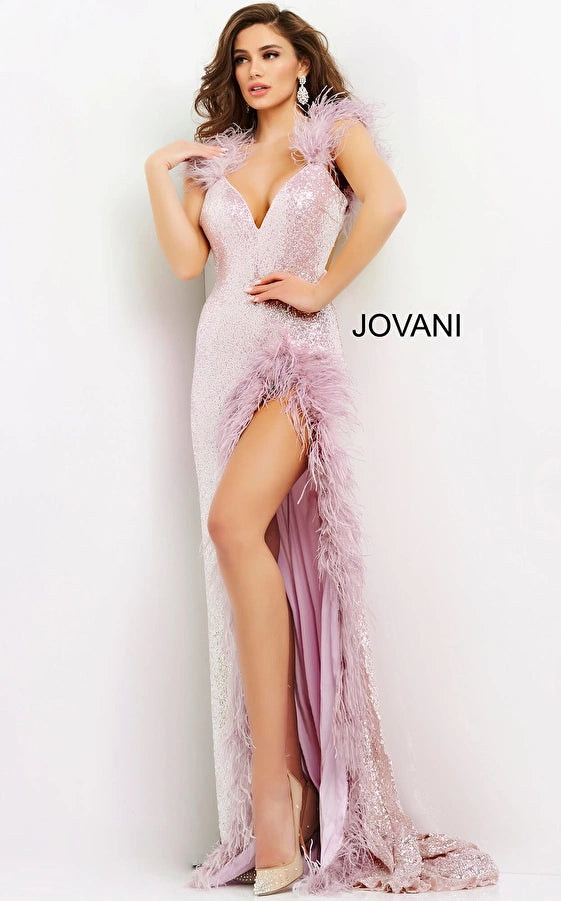 Fitted sequin Prom Dress by Jovani -06164