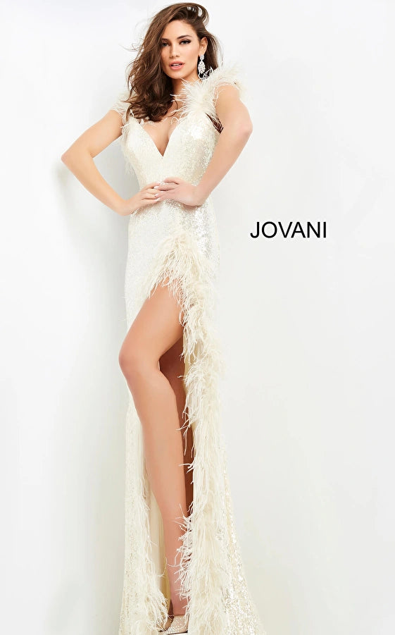 Fitted sequin Prom Dress by Jovani -06164