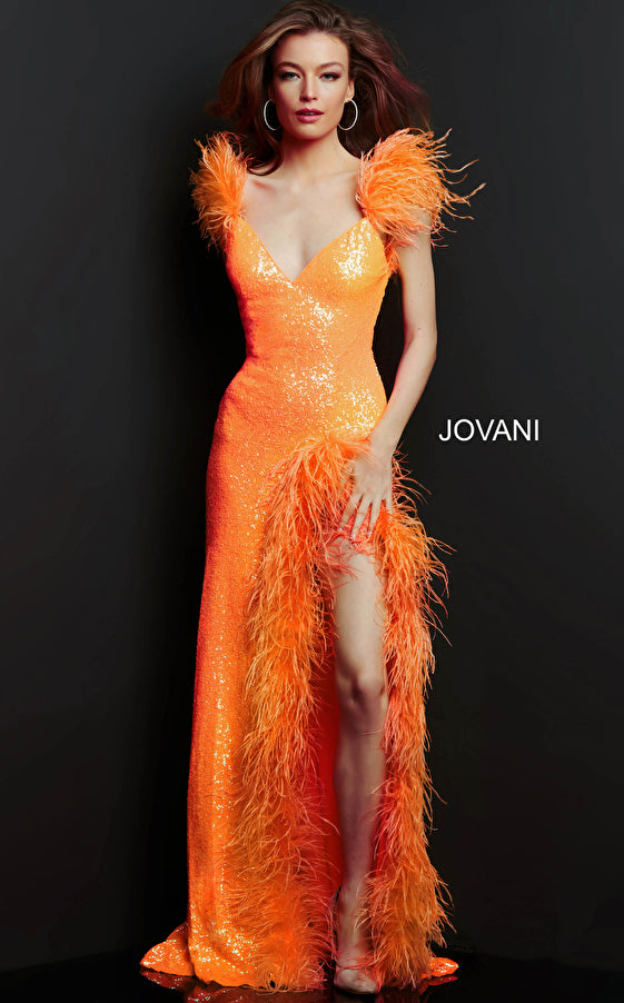 Fitted sequin Prom Dress by Jovani -06164